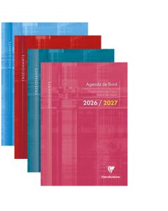 Agenda de bord 2025/2026 - Spécial Enseignant - A4 CLAIREFONTAINE