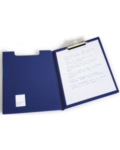Porte Bloc avec pochette - 237 x 330 mm - Bleu foncé : DURABLE Visuel