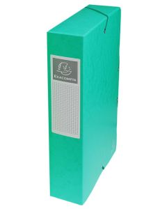 Boîte de classement Carte lustrée - Dos 60 mm - Vert EXACOMPTA Modèle