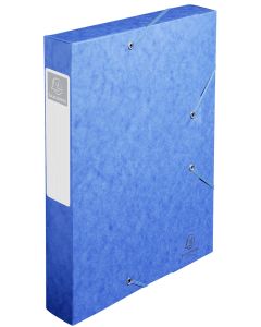Boîte de classement Cartobox - Dos 60 mm - Bleu : EXACOMPTA Photo