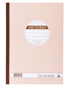 FACTURE carnet autocopiant Dupli A4 Le Dauphin 1232D