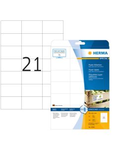 HERMA etiquettes blanches résistantes aux intempéries 70 x 42,3 mm 10906