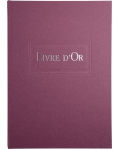 Livre d'Or - Bordeaux 210 x 297 mm LE DAUPHIN