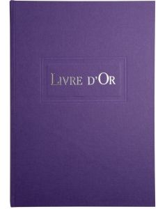 Livre d'Or - Violet 210 x 297 mm LE DAUPHIN
