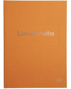 Livre de Recettes de Cuisine - Orange 22 x 17 cm LE DAUPHIN