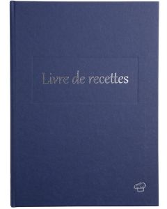 Livre de Recettes de Cuisine - Bleu 22 x 17 cm LE DAUPHIN
