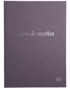 Livre de Recettes de Cuisine - Violet 22 x 17 cm LE DAUPHIN