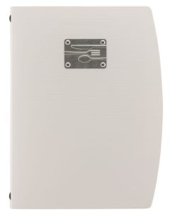 Protège-menus A4 en plastique - Blanc SECURIT Rio BESTECK 