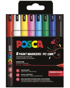 Marqueur peinture - Assortiment POSCA PC1MR Lot de 8