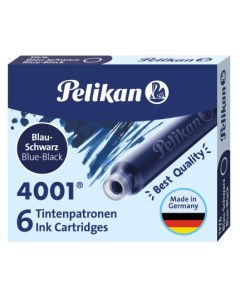 PELIKAN Boite de 6 Cartouches d'encre - Bleu noir