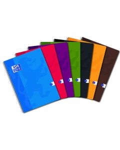 Photo OXFORD : Cahier à spirale - 180 pages à grands carreaux - A4