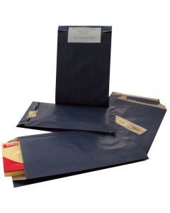 Pochette d'emballage en papier - 110 x 210 mm - Kraft Bleu AGIPA 
