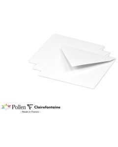 Photo Enveloppe POLLEN Blanc  Format  120 x 120 mm 12016C