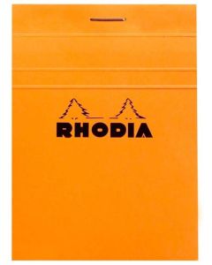 Photo Bloc-notes quadrillé - Couverture Orange - 105 x 148 mm A6 RHODIA N°13 Fermé