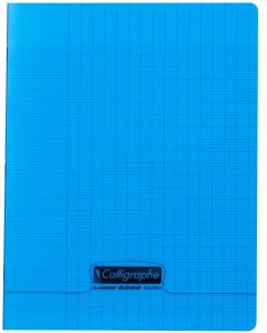 Photo Cahier Séyès 48 pages - 170 x 220 mm - Bleu CALLIGRAPHE Polypro