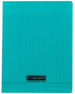 Photo Cahier Séyès 96 pages - 170 x 220 mm - Vert CALLIGRAPHE Polypro