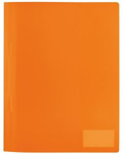 Photo Chemise à lamelles A4 en PP translucide - Orange HERMA