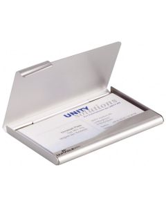 Photo Étui pour cartes de visite - Aluminium DURABLE Business Card Box