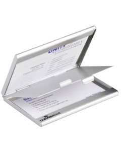 Photo Étui double pour cartes de visite - Aluminium DURABLE Business Card Box Duo