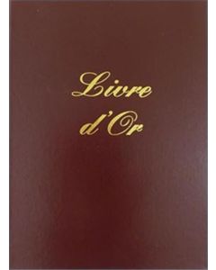 Photo Livre d'or 148 pages - 220 x 170 mm - Bordeaux ELVE