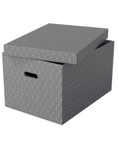 Photo Boite de rangement - 355 x 510 x 305 mm - Gris ESSELTE Home L