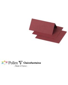 Photo Cartes de table - 85 x 80 mm - Bordeaux POLLEN