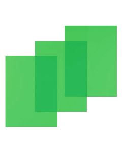 Photo Couvertures pour reliure A4 - PVC 0,20 mm - Vert transparent PAVO 8030675 