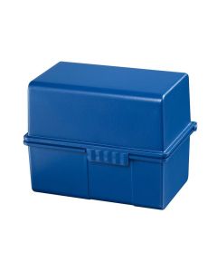 Photo Boite pour fiches en plastique - Format A8 - Bleu : HAN