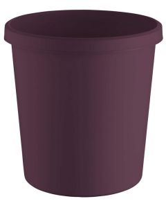 HELIT  : Corbeille à papier 18 litres - Jaune poubelle H2360018