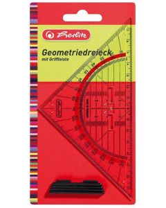 Equerre géométrique avec poignée - Hypoténuse de 160 mm HERLITZ Image