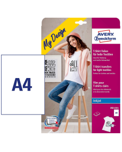 Photo Films transfert T-shirts clairs - Blanc AVERY MD1001