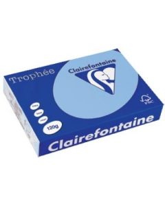 Ramette de papier de 250 feuilles A4 120g - Bleu Alizé : CLAIREFONTAINE Trophée Photo