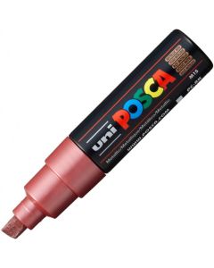 Marqueur peinture Posca PC 8K - Rouge métallique UNI-BALL