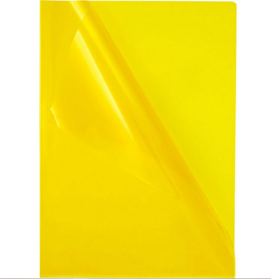 Lot de 100 Pochettes a coins A4 Jaune Prix bas PRO Office ARC Registres