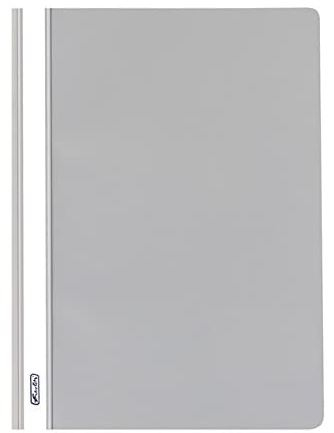 Chemises Classeurs A5 Transparentes Herlitz - Lot De 10 En Polypropylène - Avec Bande D'étiquetage - Vert